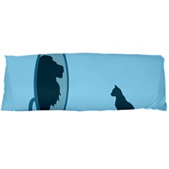 Cat Mirror Lion Body Pillow Case Dakimakura (two Sides)