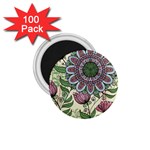 Flower mandala 1.75  Magnets (100 pack)  Front