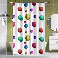 Egg Easter Texture Colorful Shower Curtain 48  X 72  (small) 