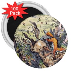 The Flying Fox - By Larenard 3  Magnets (100 Pack) by LaRenard