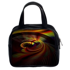 Fractal Illusion Classic Handbag (two Sides)