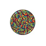 Aabstract Art Hat Clip Ball Marker Front