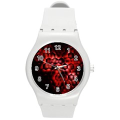 Buzzed Round Plastic Sport Watch (m) by MRNStudios