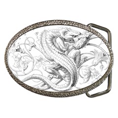 Dragon Lizard Vector Monster Belt Buckles by HermanTelo