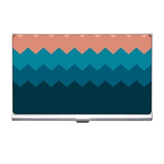 Flat Ocean Palette Business Card Holder by goljakoff