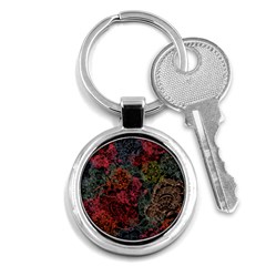 Seamless Color Design Key Chain (round) by designsbymallika