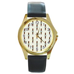 Watch Love Round Gold Metal Watch by designsbymallika