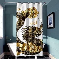 Dragon Animals Monster Shower Curtain 36  X 72  (stall) 