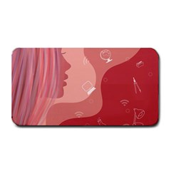 Online Woman Beauty Pink Medium Bar Mats by Mariart