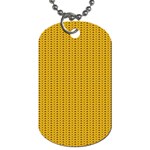 Knitted pattern Dog Tag (Two Sides) Front