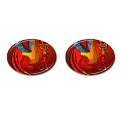 Dragon Metallizer Cufflinks (oval)