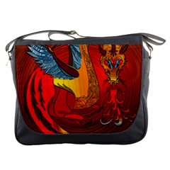 Dragon Metallizer Messenger Bag by HermanTelo