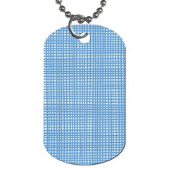 Blue Knitting Dog Tag (one Side) by goljakoff