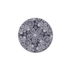 White Flower Mandala Golf Ball Marker (10 Pack) by goljakoff