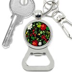 Hohloma Bottle Opener Key Chain Front