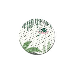 Plants Flowers Nature Blossom Golf Ball Marker (4 Pack) by Mariart