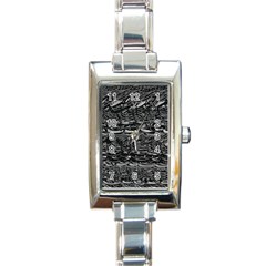 Gc (96) Rectangle Italian Charm Watch