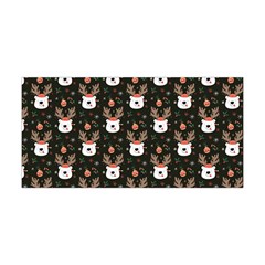 Bear Rein Deer Christmas Yoga Headband by designsbymallika