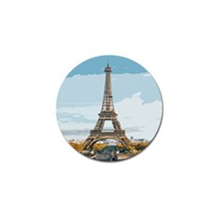 The Eiffel Tower  Golf Ball Marker (4 Pack) by ArtsyWishy