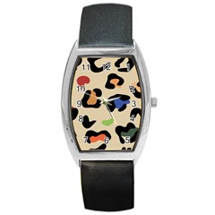 Animal Print Design Barrel Style Metal Watch by ArtsyWishy