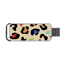 Animal Print Design Portable Usb Flash (two Sides) by ArtsyWishy