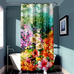 Forest Flowers  Shower Curtain 36  X 72  (stall)  by ArtsyWishy