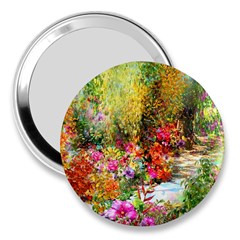 Forest Flowers  3  Handbag Mirrors by ArtsyWishy