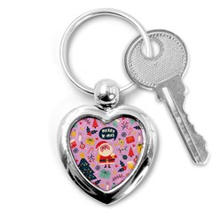 Merry Exmas Merry Exmas Key Chain (heart) by designsbymallika