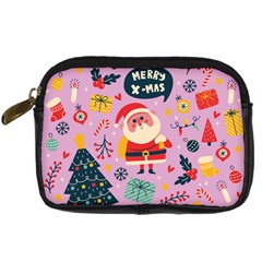 Merry Exmas Merry Exmas Digital Camera Leather Case by designsbymallika