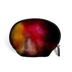 Red Galaxy Paint Accessory Pouch (small) by goljakoff