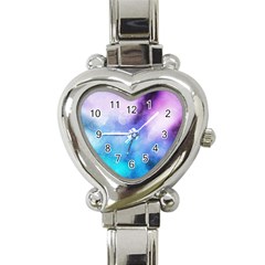 Metallic Paint Heart Italian Charm Watch by goljakoff