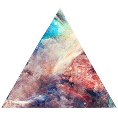 Galaxy Paint Wooden Puzzle Triangle by goljakoff