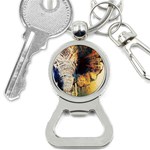 Elephant mandala Bottle Opener Key Chain Front