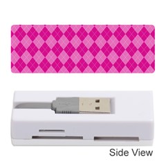 Pink Diamond Pattern Memory Card Reader (stick) by ArtsyWishy