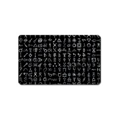 Alchemical Symbols - Collected Inverted Magnet (name Card) by WetdryvacsLair