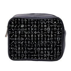 Alchemical Symbols - Collected Inverted Mini Toiletries Bag (two Sides) by WetdryvacsLair