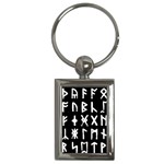 The Anglo Saxon Futhorc Collected Inverted Key Chain (Rectangle) Front