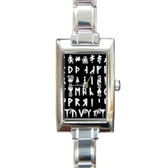 Complete Dalecarlian Rune Set Inverted Rectangle Italian Charm Watch by WetdryvacsLair