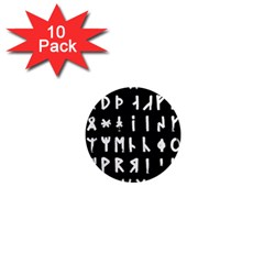 Complete Dalecarlian Rune Set Inverted 1  Mini Magnet (10 Pack)  by WetdryvacsLair