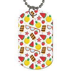 Summer Love Dog Tag (one Side) by designsbymallika