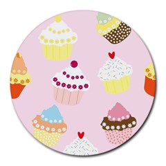 Cupcakes Round Mousepads