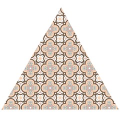 Ornamental Pattern 3 Wooden Puzzle Triangle