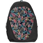 Pink Blue Metallic Pattern Backpack Bag Front