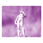 Modul Statue Greek Athlete Vaporwave Double Sided Flano Blanket (Large)  Blanket Back