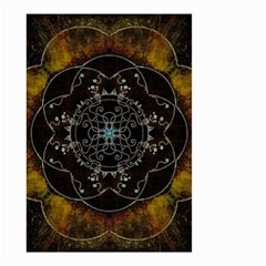 Mandala - 0005 - The Pressing Small Garden Flag (two Sides) by WetdryvacsLair