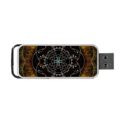 Mandala - 0005 - The Pressing Portable Usb Flash (one Side) by WetdryvacsLair