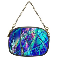 Title Wave, Blue, Crashing, Wave, Natuere, Abstact, File Img 20201219 024243 200 Chain Purse (two Sides)