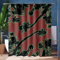 Tropical Style Floral Motif Print Pattern Shower Curtain 60  X 72  (medium)  by dflcprintsclothing