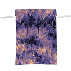 Purple And Yellow Abstract  Lightweight Drawstring Pouch (xl) by Dazzleway