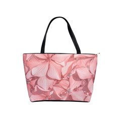 Coral Colored Hortensias Floral Photo Classic Shoulder Handbag